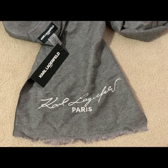Authentic karl lagerfeld womens scarf - Picture 2 of 9